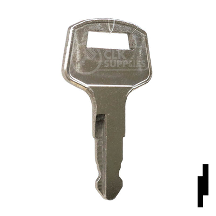 Precut Tractor Key | Kubota | EQ-98 Equipment Key Cosmic Keys
