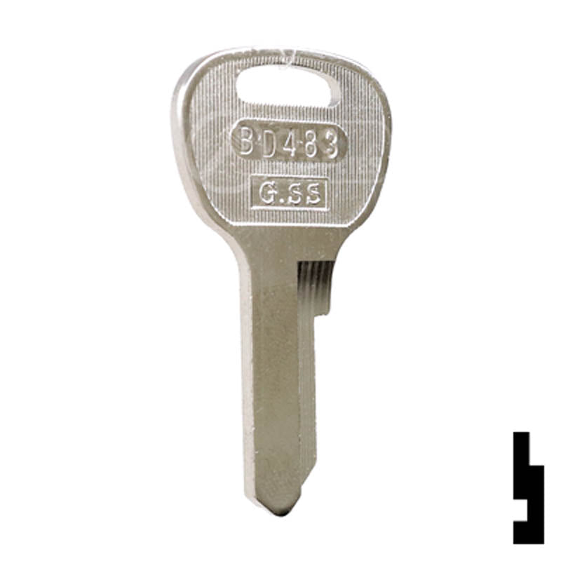 Uncut Equipment Key | Yanmar, Boats | BD483 Equipment Key Framon