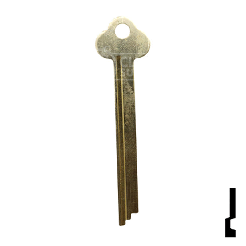 Uncut Key Blank | Mosler | BD47 Equipment Key Framon Manufacturing Company, Inc