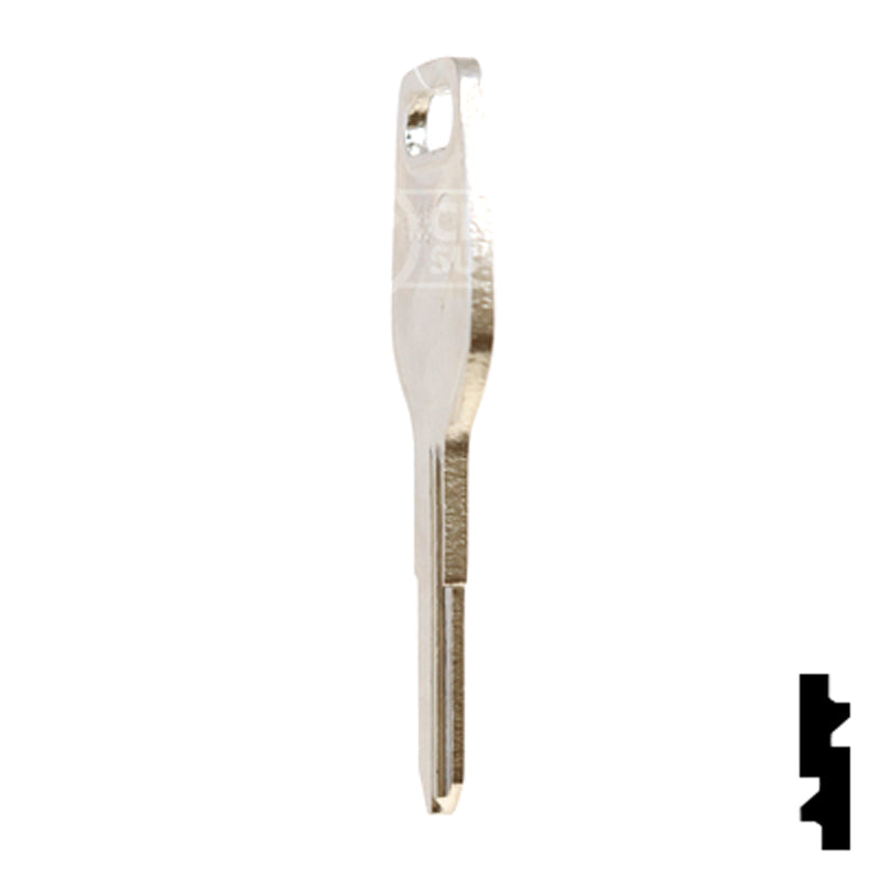 Uncut Key Blank | Prevost | BD85 Equipment Key Framon Manufacturing Company, Inc