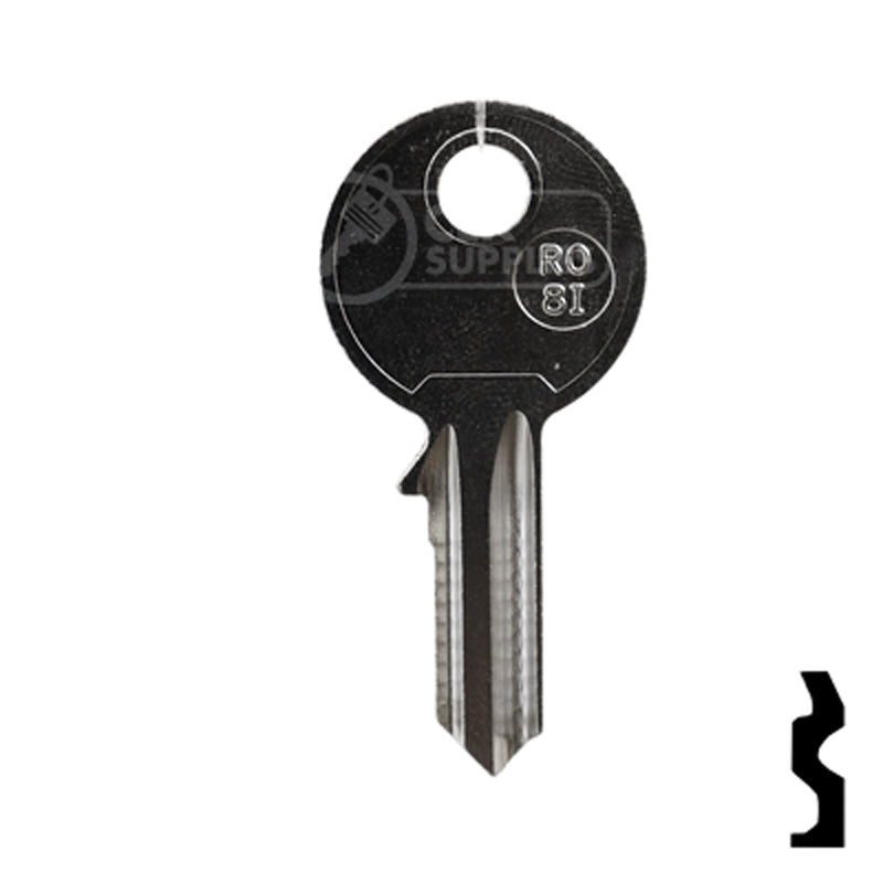 Uncut Key Blank | Ronis | RO-8I, R7DC — CLK Supplies