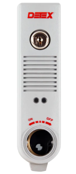 Detex EAX-500W Weatherized Exit Alarm - Battery-Powered, Gray Exit Alarm Detex