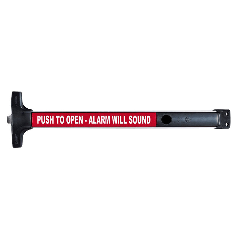 Detex Heavy Duty 48" Alarmed Rim Exit Device | V40 Series | US28 Exit Device Detex