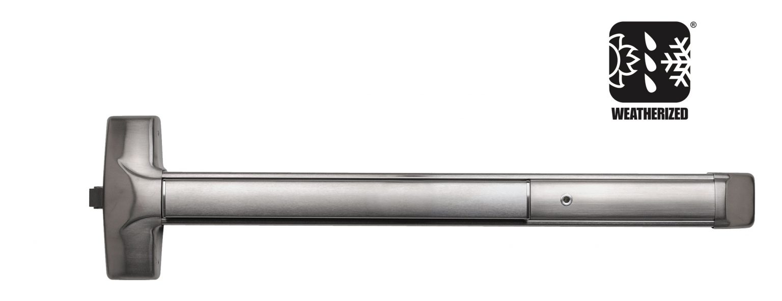 Detex Super-Heavy Duty 36" Weatherized Rim Exit Device | 10W Series | US32D Exit Device Detex