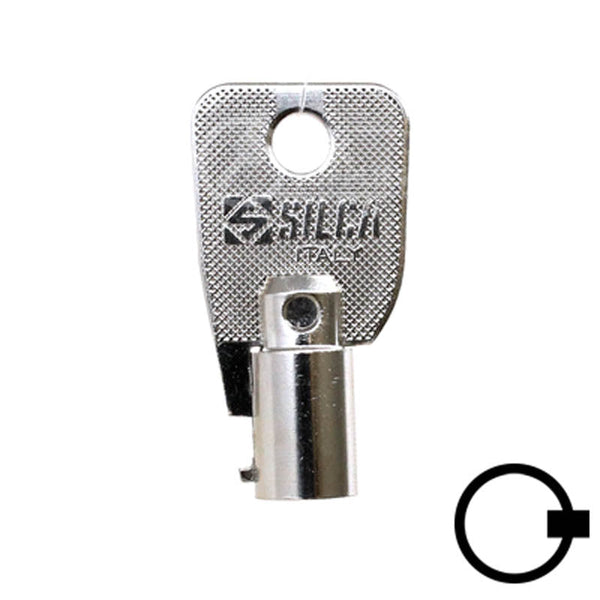 鍵L 真中あきひと　あきねこ flat-steel-bit-tubular-key-