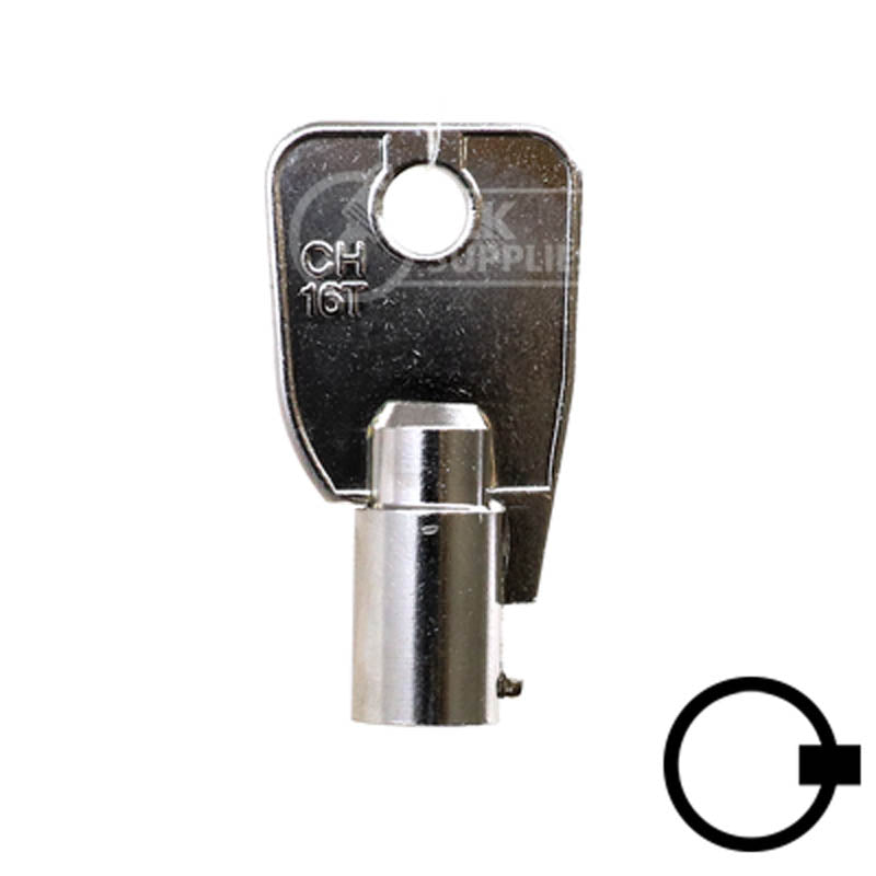 Tubular Key Blank | Small Ace | 1136S — CLK Supplies