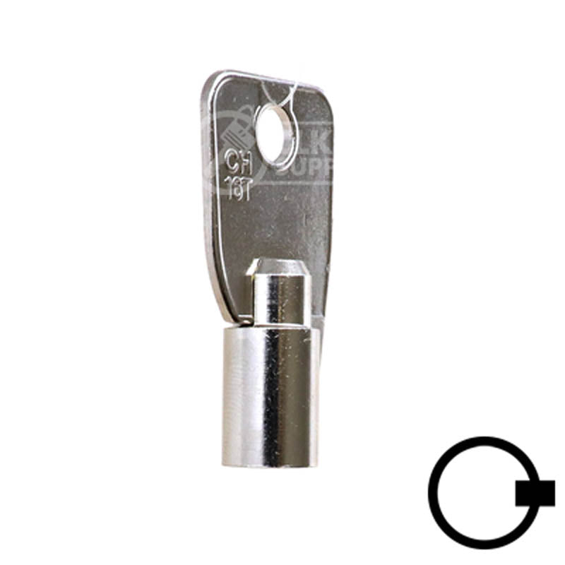 Tubular Key Blank | Small Ace | 1136S — CLK Supplies
