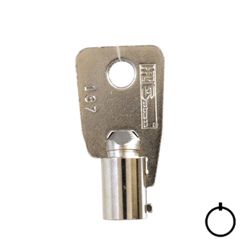 Tubular Key Blank | Ace | KB-137 (Steel)