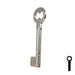 Uncut Key Blank | Barrel | 34B Flat Steel-Bit-Tubular-Key Ilco