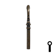 Uncut Key Blank | Barrel Key | 3F-4935 Flat Steel-Bit-Tubular-Key Ilco