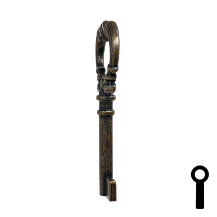 Uncut Key Blank | Barrel Key | 3F-4935 Flat Steel-Bit-Tubular-Key Ilco