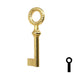 Uncut Key Blank | Barrel Key | 3F-7435 Flat Steel-Bit-Tubular-Key Ilco