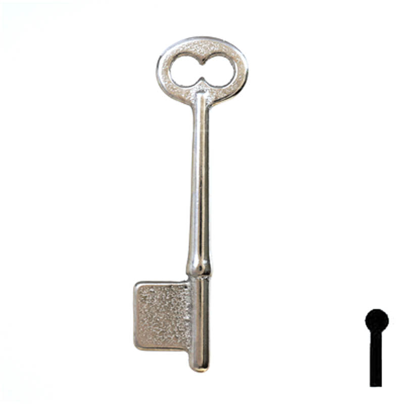 Uncut Key Blank | Bit | 19B — CLK Supplies