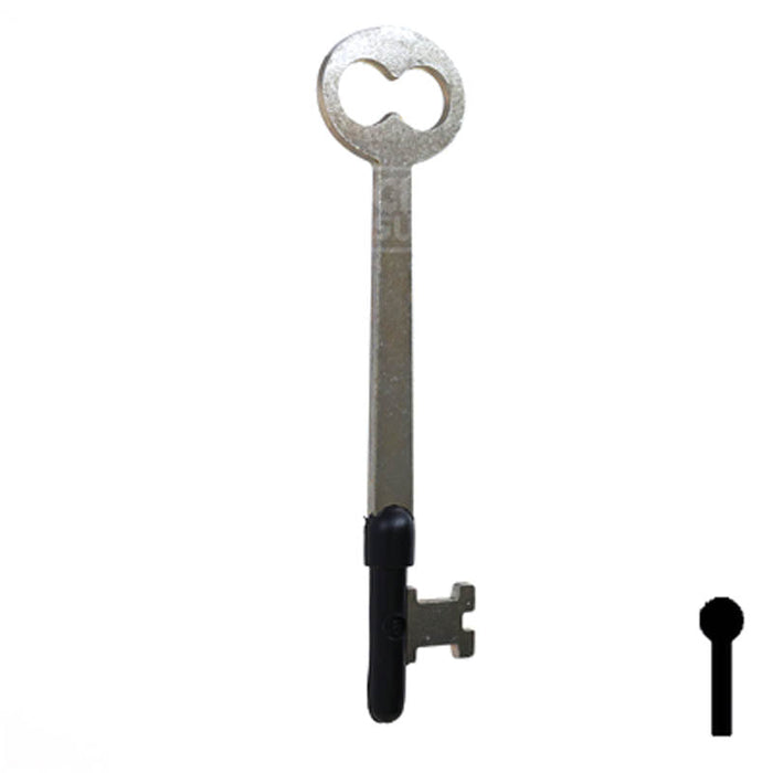 Uncut Key Blank | Bit | 7B Flat Steel-Bit-Tubular-Key Ilco