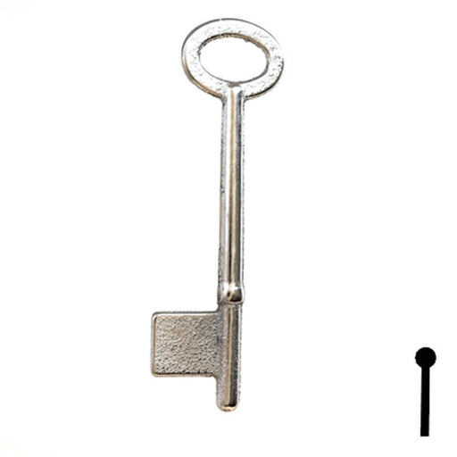 Uncut Key Blank | Bit | 9B Flat Steel-Bit-Tubular-Key Ilco