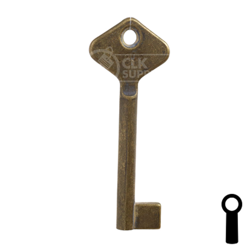 Uncut Key Blank | Bit | BD206 — CLK Supplies