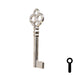 Uncut Key Blank | Bit Key | 21B Flat Steel-Bit-Tubular-Key Ilco
