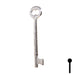 Uncut Key Blank | Bit Key | 49B Flat Steel-Bit-Tubular-Key Ilco