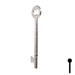 Uncut Key Blank | Bit Key | 49B Flat Steel-Bit-Tubular-Key Ilco