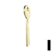 Uncut Key Blank | Flat Steel | S&G | 1063D Flat Steel-Bit-Tubular-Key Ilco