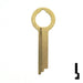 Uncut Key Blank | HHM, York | 1135 Flat Steel-Bit-Tubular-Key Ilco