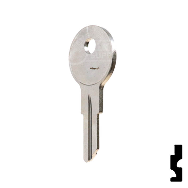 Uncut Key Blank | Pollak | 1657 — CLK Supplies