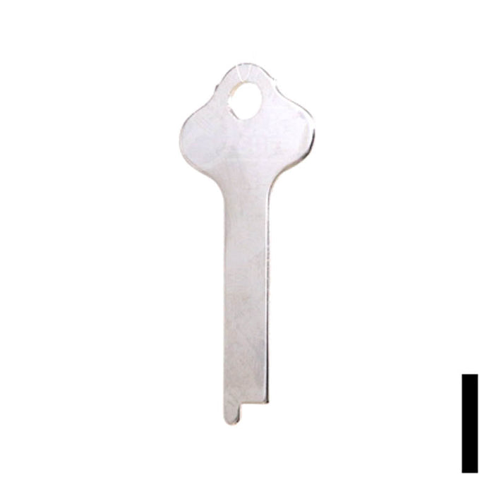 Uncut Key Blank | Yale | 1215B Flat Steel-Bit-Tubular-Key Ilco