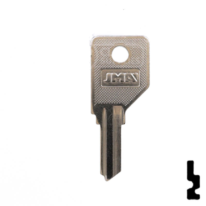 Uncut Key Blank | Pundra | 1866-13 — CLK Supplies