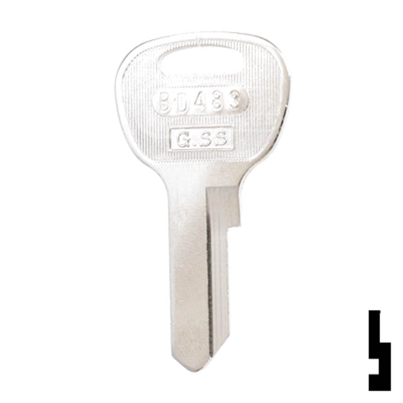 Precut Electric Panel Key | Emka Dirak | BD756, EK333 Hitch-Tool Box-Utility Key Framon