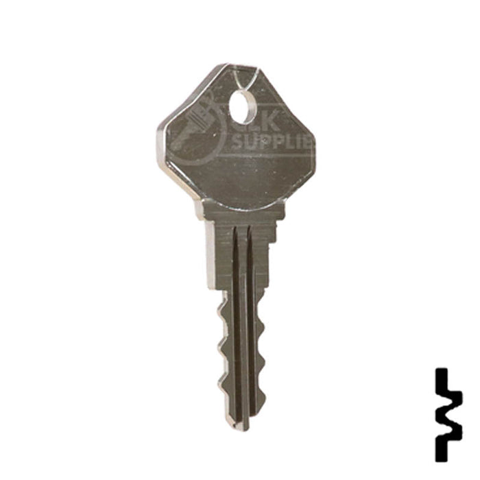 Precut Key Blank | Ilco, Snap-On | 1054P Hitch-Tool Box-Utility Key Ilco