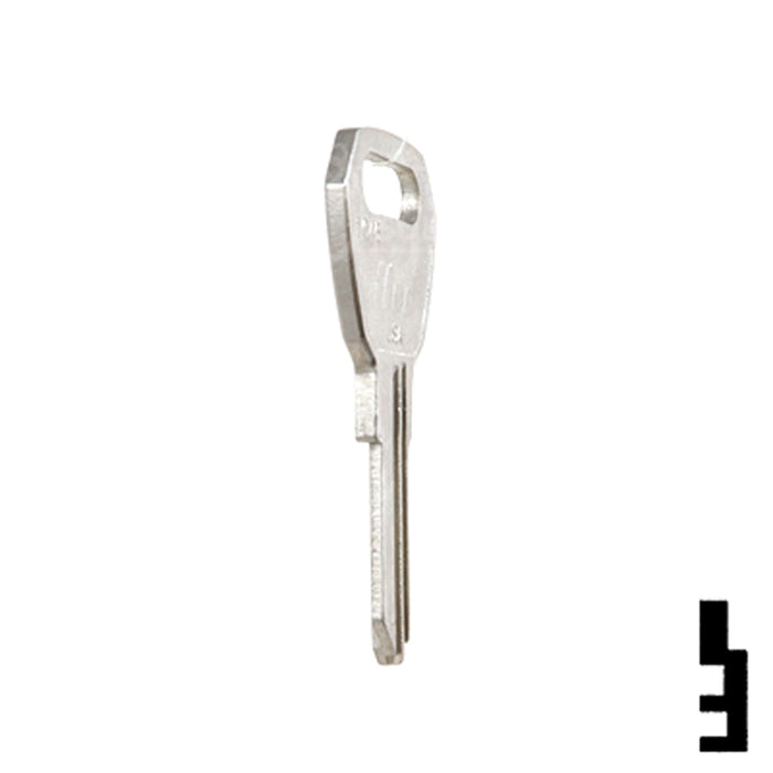 Uncut  Key Blank | Fulton Hitch | 1645 Hitch-Tool Box-Utility Key Ilco