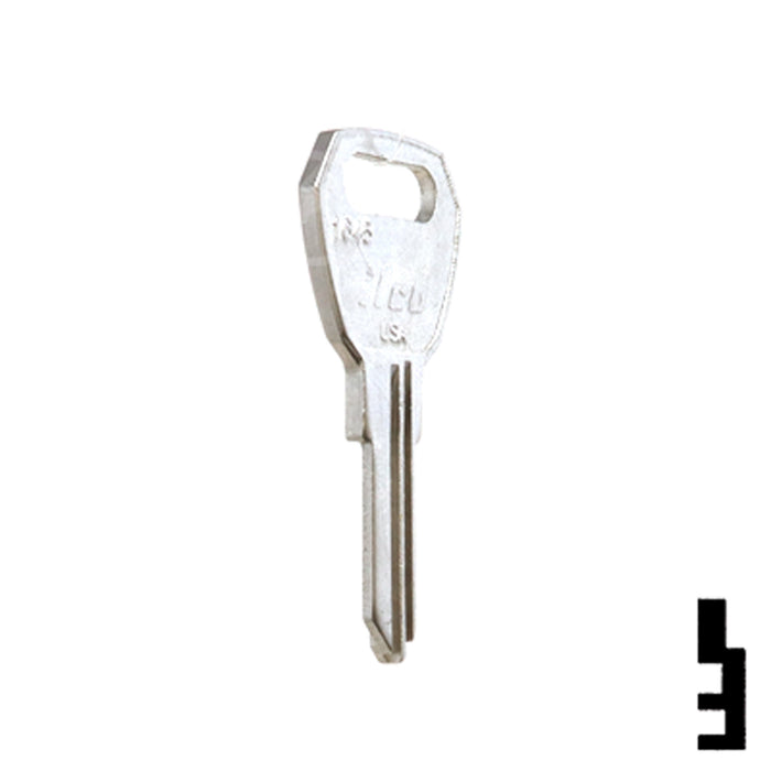 Uncut  Key Blank | Fulton Hitch | 1645 Hitch-Tool Box-Utility Key Ilco