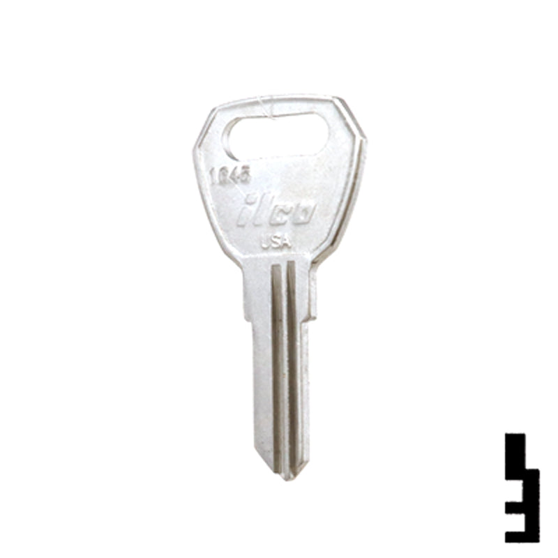 Uncut  Key Blank | Fulton Hitch | 1645 Hitch-Tool Box-Utility Key Ilco