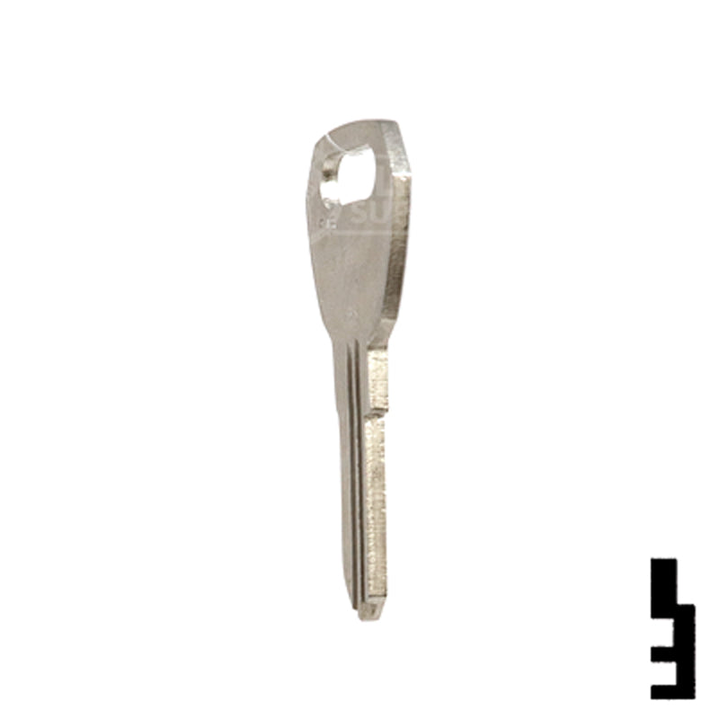 Uncut  Key Blank | Fulton Hitch | 1645 Hitch-Tool Box-Utility Key Ilco