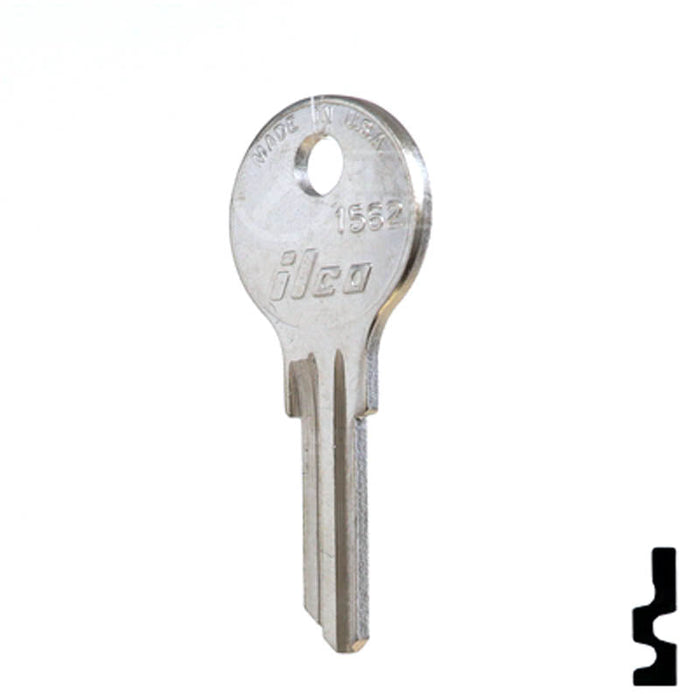 Uncut Key Blank | Ilco | 1562 Hitch-Tool Box-Utility Key Ilco