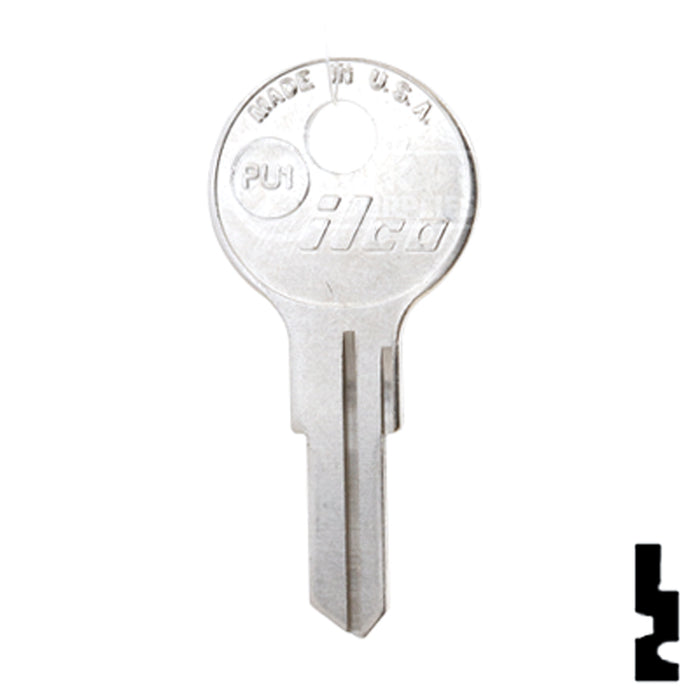 Uncut Key Blank | Pundra | PU1 Hitch-Tool Box-Utility Key Ilco