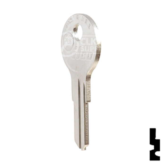 Uncut Key Blank | Pundra | PU1 Hitch-Tool Box-Utility Key Ilco