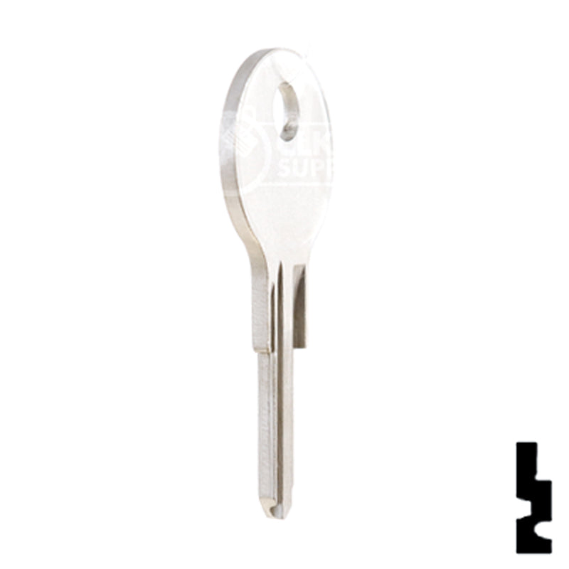 Uncut Key Blank | Pundra | PU1 Hitch-Tool Box-Utility Key Ilco