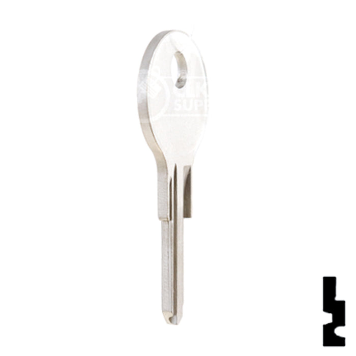 Uncut Key Blank | Pundra | PU1 Hitch-Tool Box-Utility Key Ilco