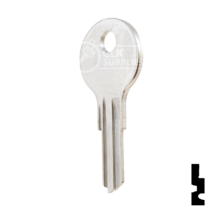 Uncut Key Blank | Pundra | PU1 Hitch-Tool Box-Utility Key Ilco