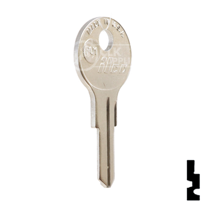 Uncut Key Blank | Pundra | PU1 Hitch-Tool Box-Utility Key Ilco