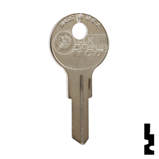 Uncut Key Blank | Pundra | PU1 Hitch-Tool Box-Utility Key Ilco