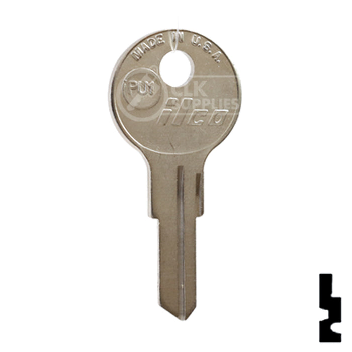 Uncut Key Blank | Pundra | PU1 Hitch-Tool Box-Utility Key Ilco