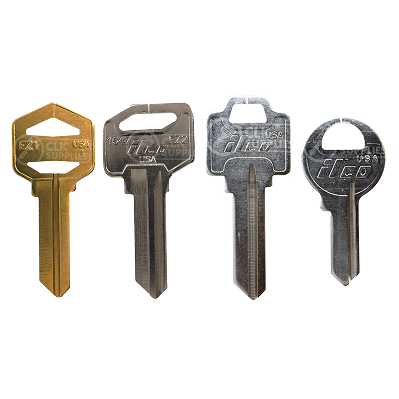 Commercial Key Blanks Uncut Key Blank Assortment EZSet 14 40