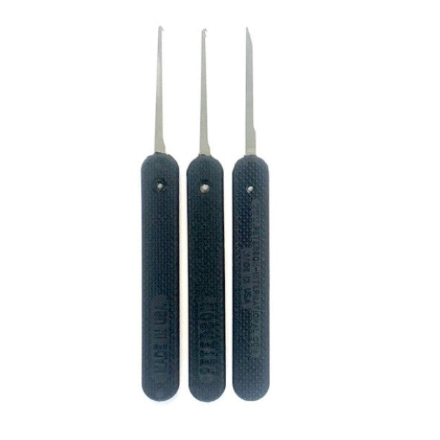 Peterson Key Extractor | Broken Key Kit 3 Piece Set | Government Steel Key Extractor Peterson Manufacturing