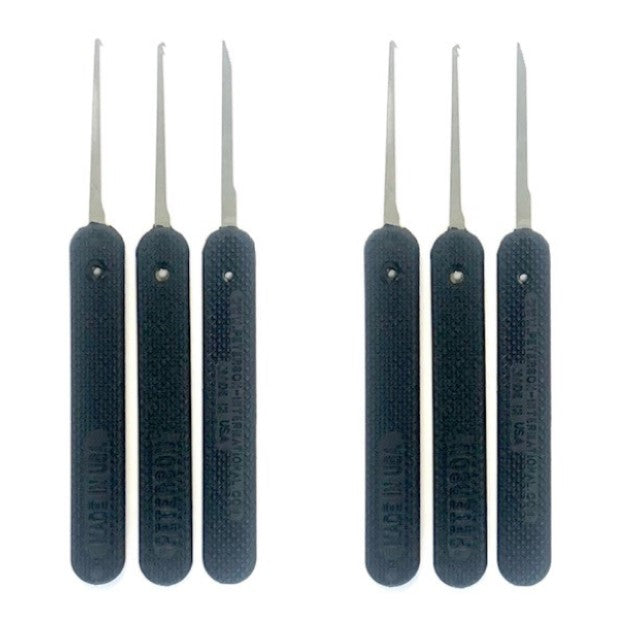 Peterson Key Extractor | Broken Key Kit 6 Piece Set | Government Steel Key Extractor Peterson Manufacturing