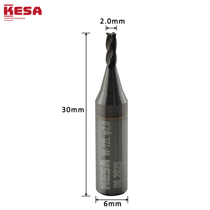 2.0mm Milling Cutter For Silca Futura Key Machine (12L) Laser Key Cutting Bit KESA