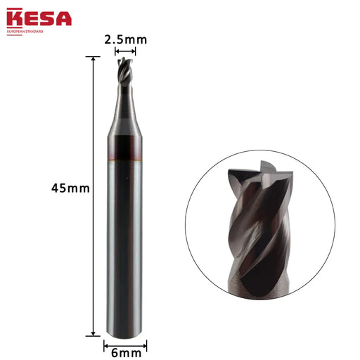 2.5mm Carbide Cutter For Keyline 303/304/319 (HC011) Laser Key Cutting Bit KESA