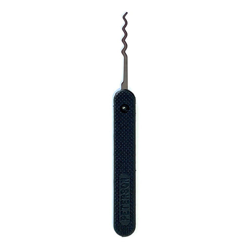 C6 Sine Quad Lock Pick Government Steel with Plastic Handle Lock Pick Peterson Manufacturing