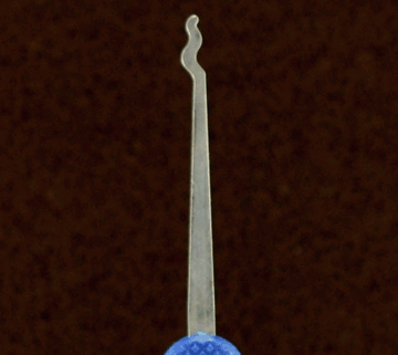 Double Rake Slender Lock Pick 0.015 Stainless Steel Lock Pick Peterson Manufacturing